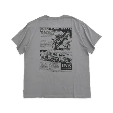 Levi’s Know Your West Relaxed Fit S/S Tee "Charcoal"