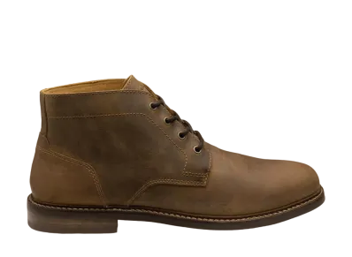 Loake Gilbert F Fit "Brown Nubuck" Rubber Sole