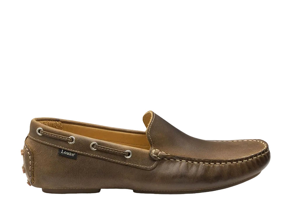 Loake Donington F Fit "Brown Nubuck" Leather & Rubber Sole