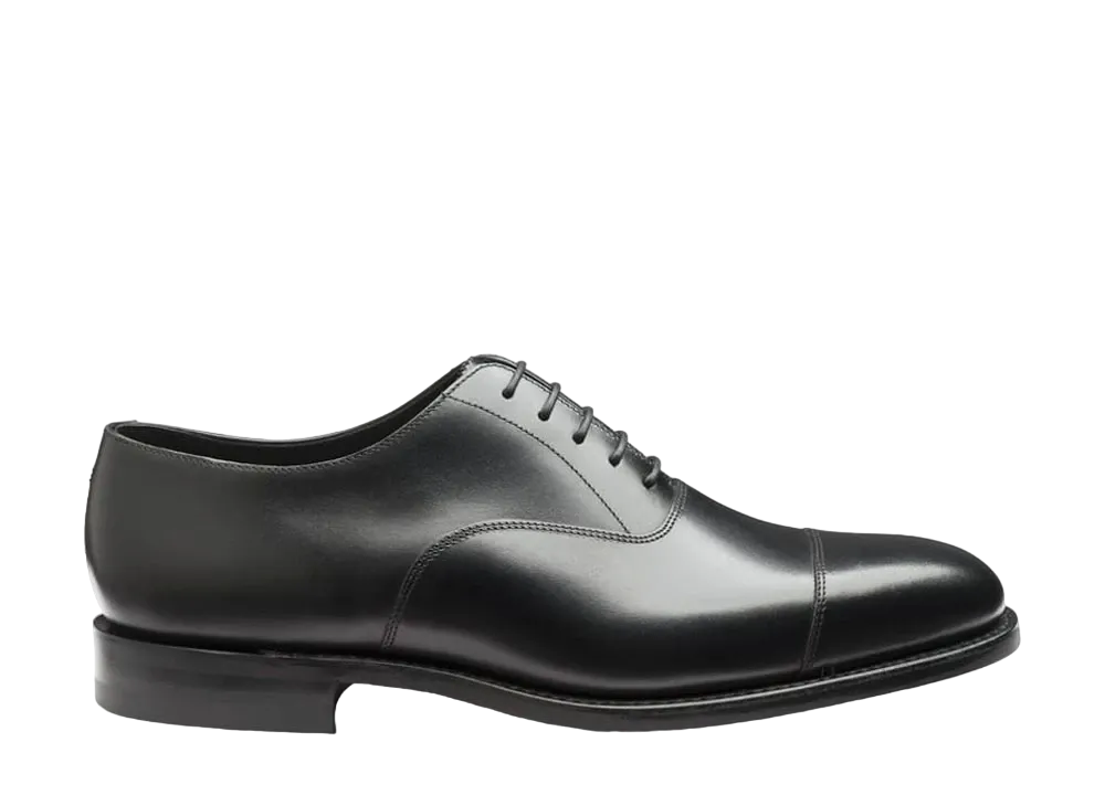 Loake Aldwych G Fit "Black" Dainite, Rubber Sole