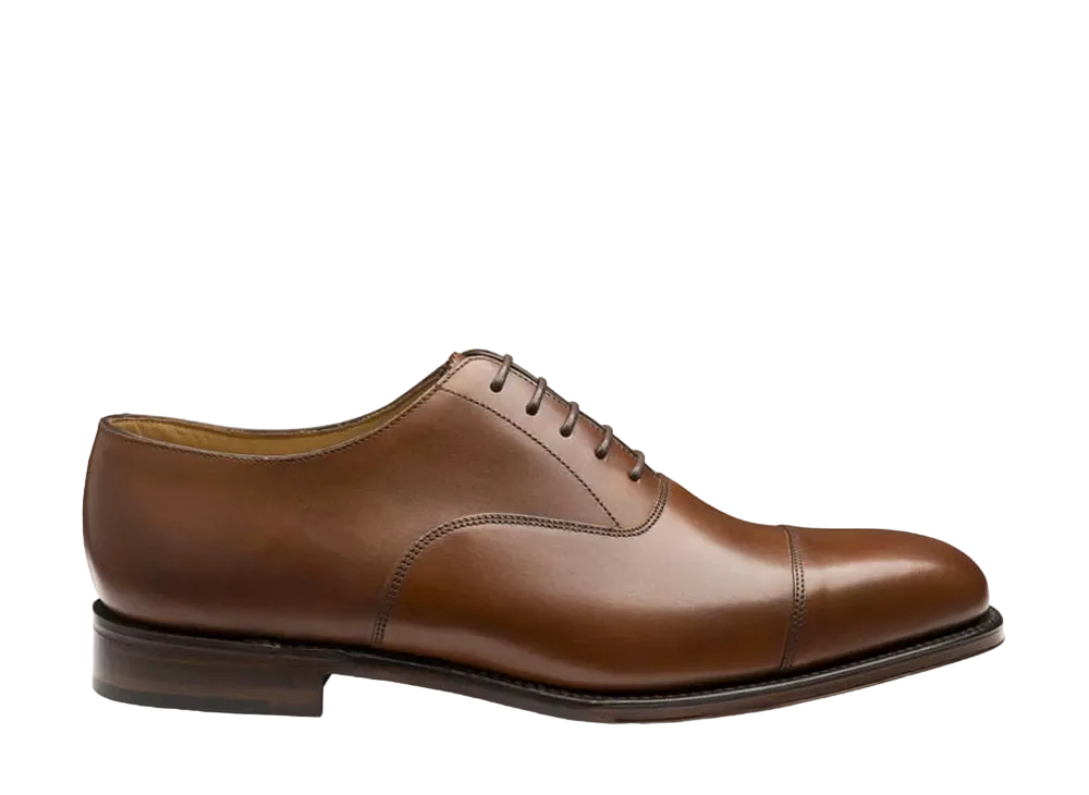 Loake Aldwych G Fit "Mahogany" Dainite, Rubber Sole