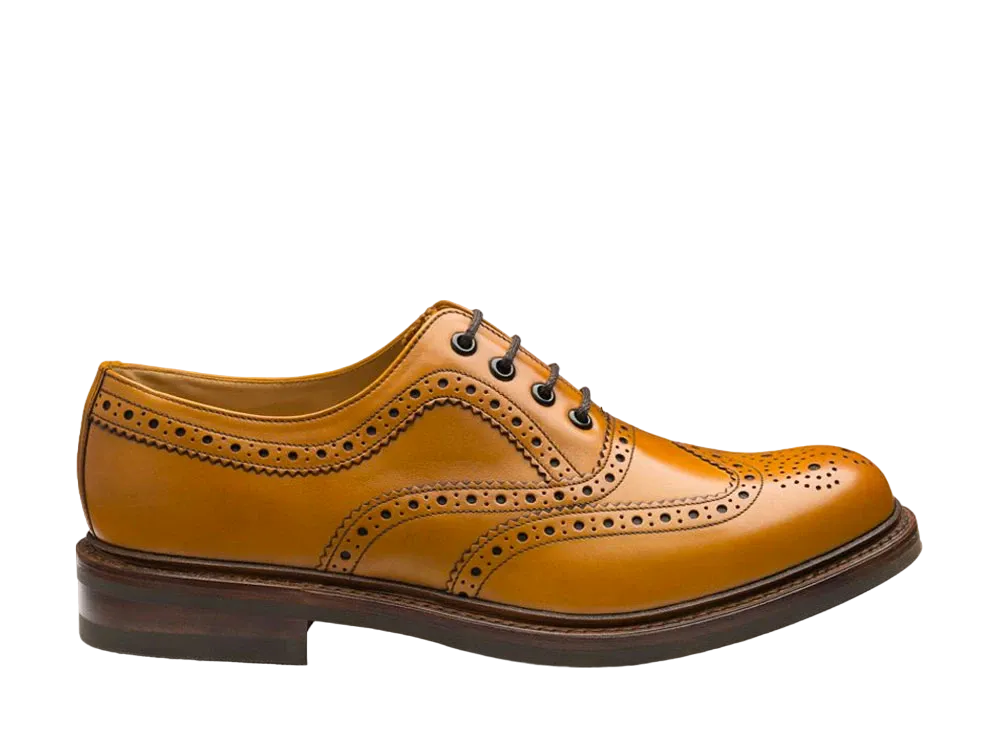 Loake Edward G Fit "Tan" Rubber Sole