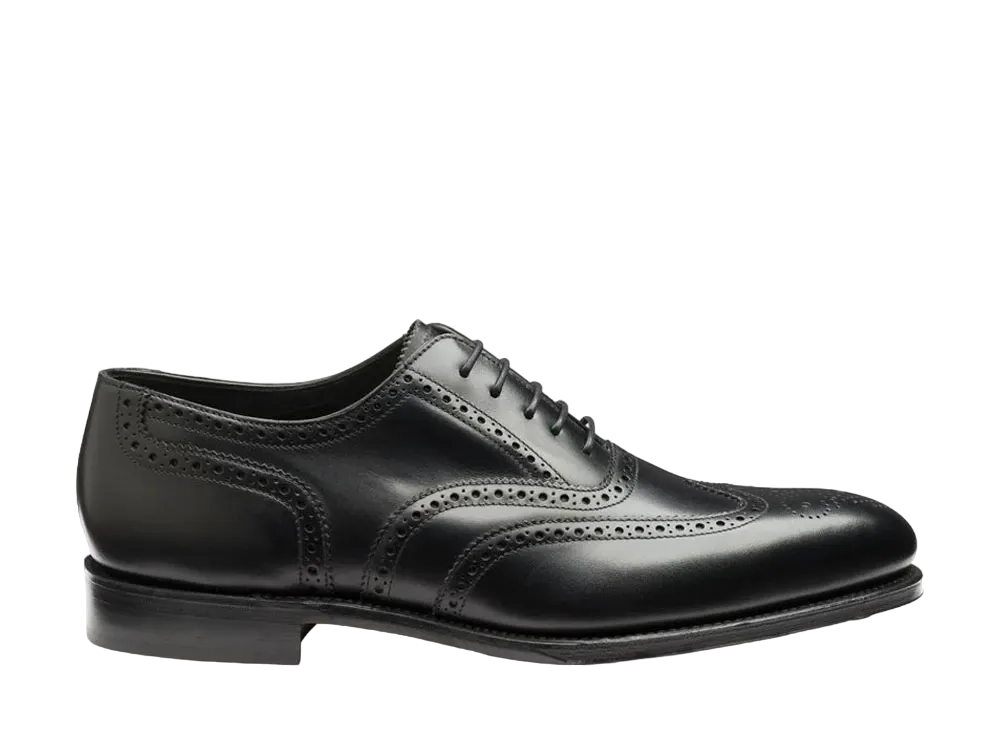 Loake Buckingham F Fit "Black" Leather Sole