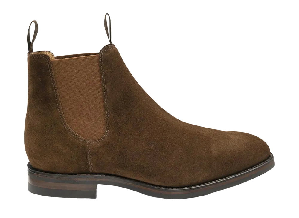 Loake Chatsworth G Fit "Tobacco Suede" Dainite, Rubber Sole