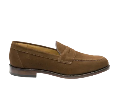 Loake Imperial F Fit "Brown Suede" Leather Sole