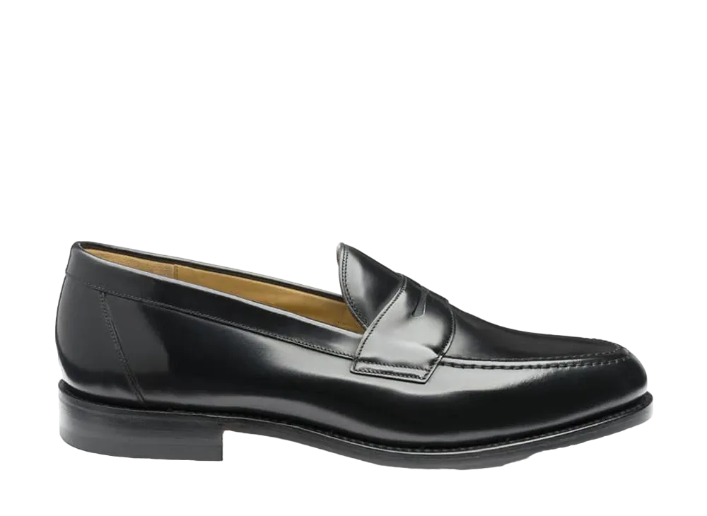 Loake Imperial F Fit "Black" Leather Sole