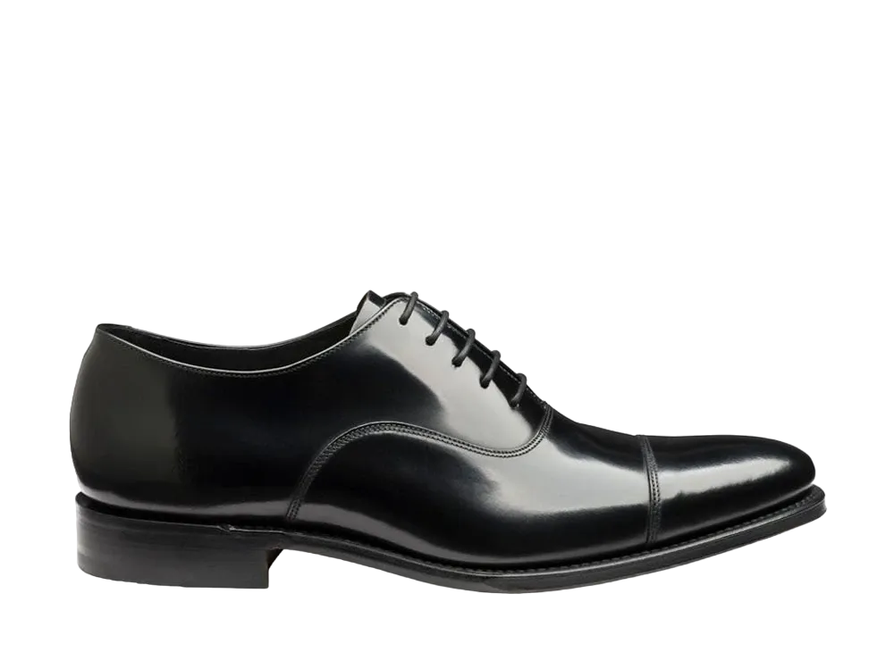 Loake Smith F Fit "Black" Leather Sole