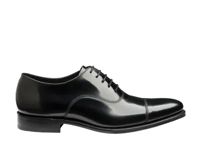 Loake Smith F Fit "Black" Leather Sole