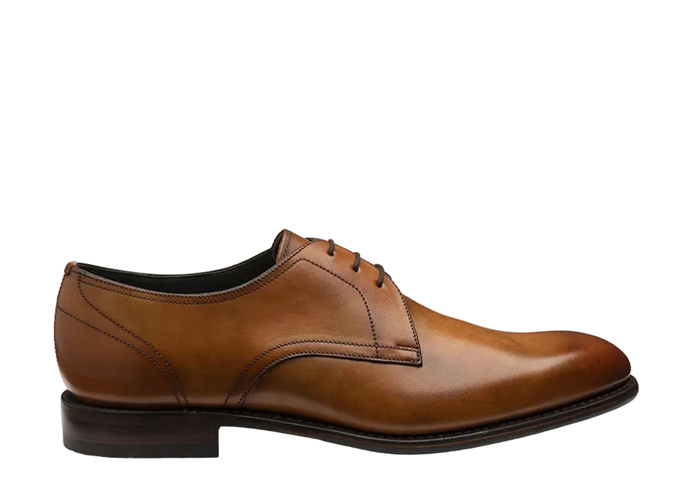 Loake Atherton F Fit "Tan" Leather & Rubber Sole