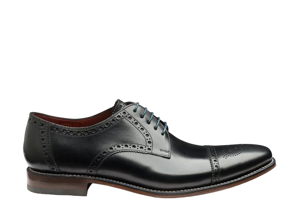 Loake Foley F Fit "Black" Leather Sole