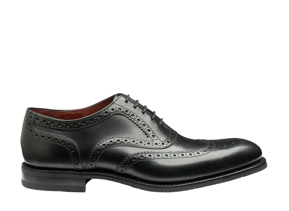Loake Kerridge F Fit "Black" Rubber Sole