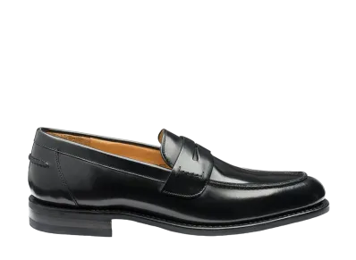 Loake 356 F Fit "Black" Rubber Sole