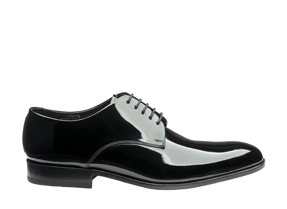 Loake Bow F Fit "Black" Leather Sole