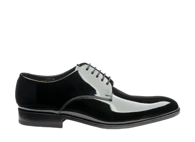 Loake Bow F Fit "Black" Leather Sole