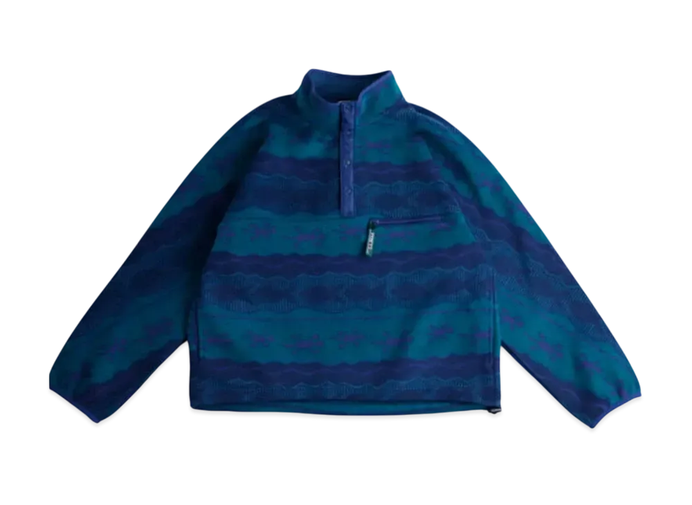 L.L.Bean Solon Fleece Pullover "Gekko/Fish"