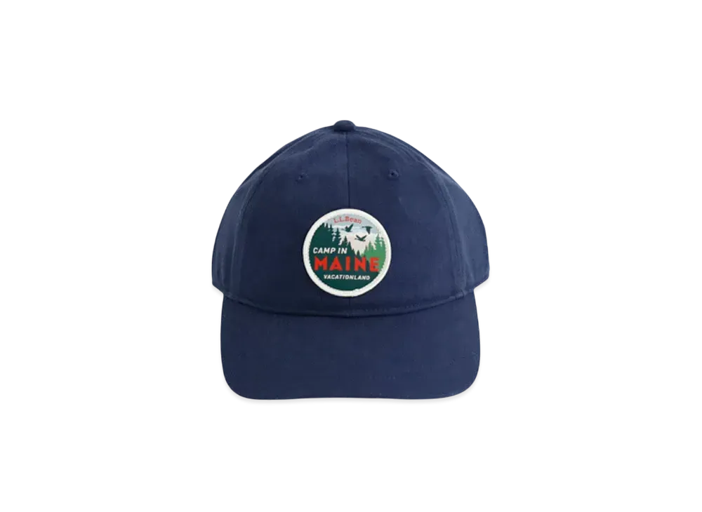 L.L.Bean Baseball Cap "Nautical Navy Maine Patch"