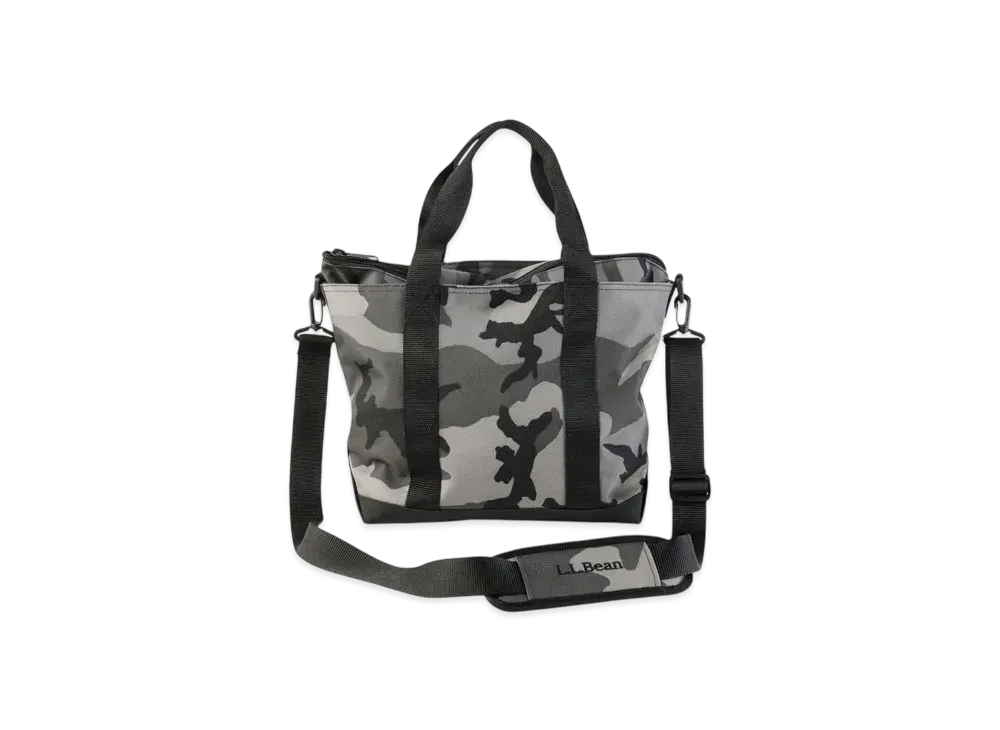 L.L.Bean Zip Hunter's Tote Bag With Strap Camo "Gray Camo"