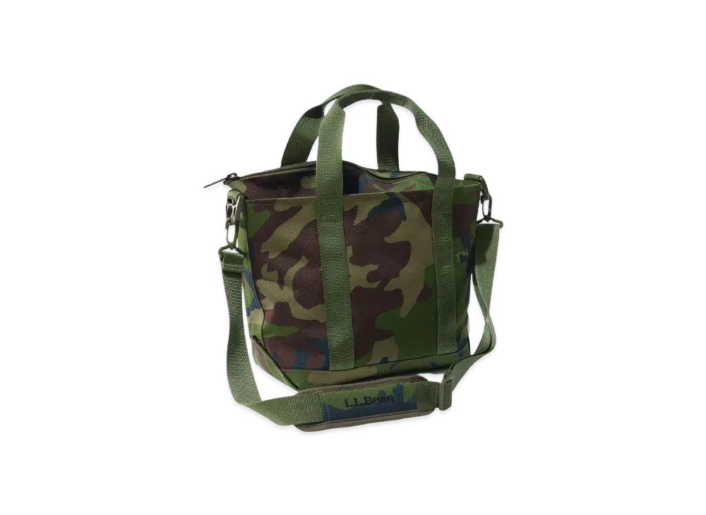 L.L.Bean Zip Hunter's Tote Bag With Strap Camo "Camouflage"