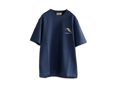 L.L.Bean Bean's 1980's Catalog Trout Tee "Fade Navy"