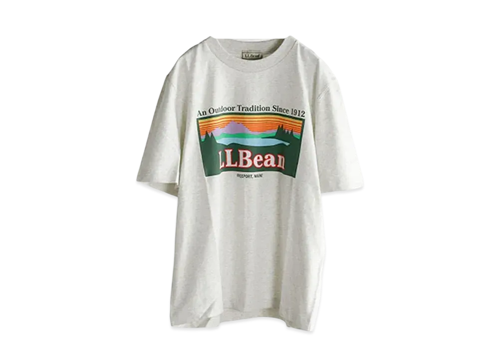 L.L.Bean Morrill Short-Sleeve Katahdin Logo Tee "Birch"