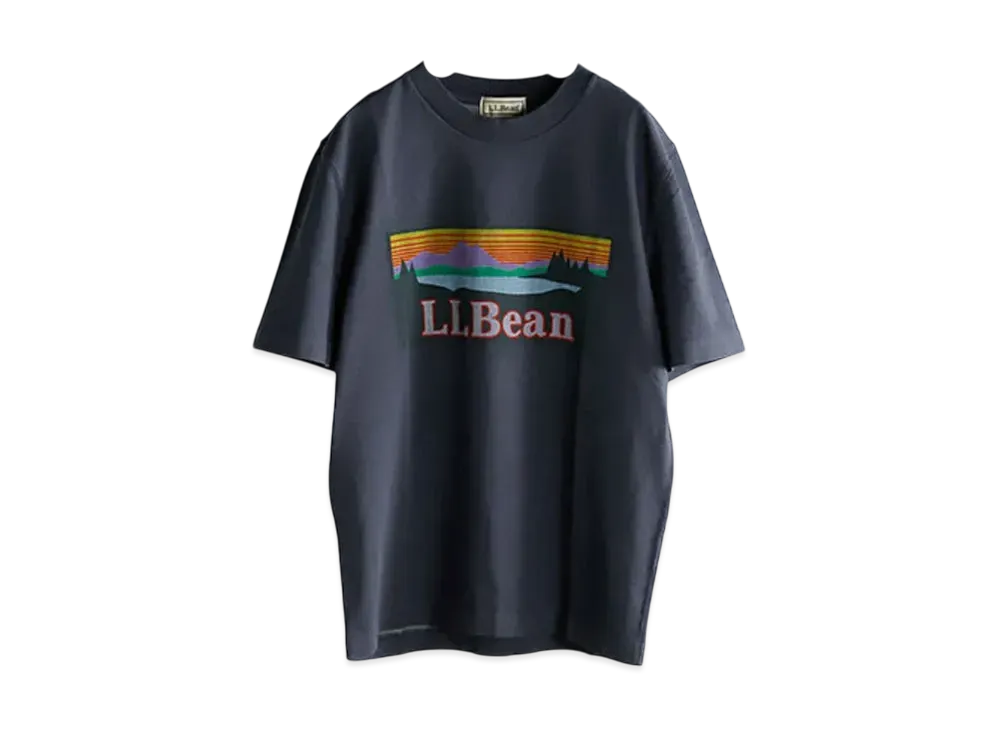 L.L.Bean Morrill Short-Sleeve Katahdin Logo Tee "Charcoal"
