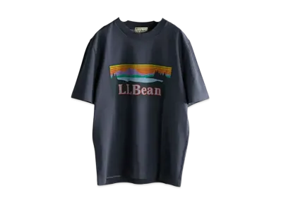L.L.Bean Morrill Short-Sleeve Katahdin Logo Tee "Charcoal"