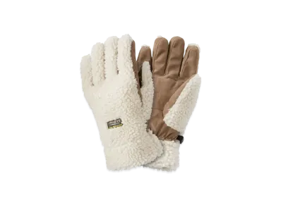 L.L.Bean Adults' Mountain Pile Fleece Gloves "Natural"