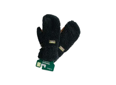 L.L.Bean Mountain Pile Fleece Mittens "Black"