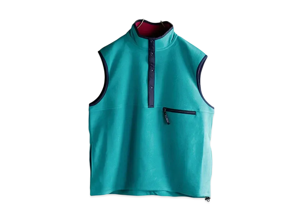 L.L.Bean Solon Fleece Vest "Teal"