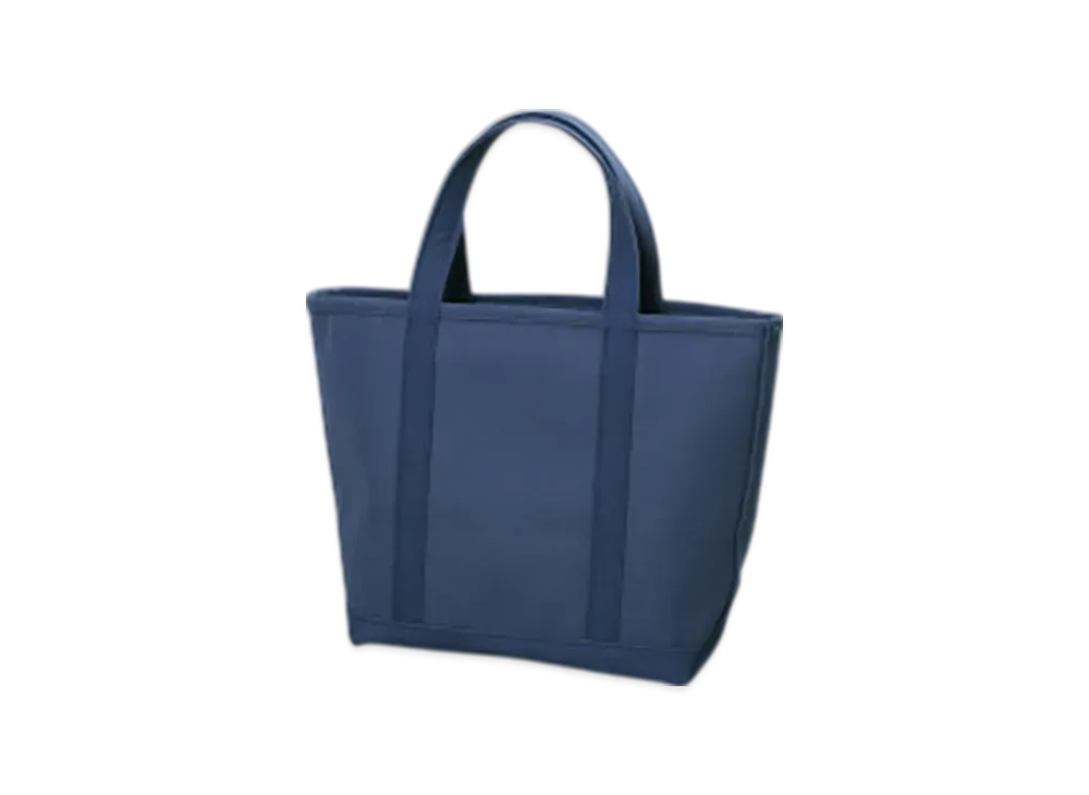 L.L.Bean Solid Boat And Tote Bag Medium Made In USA "Navy"