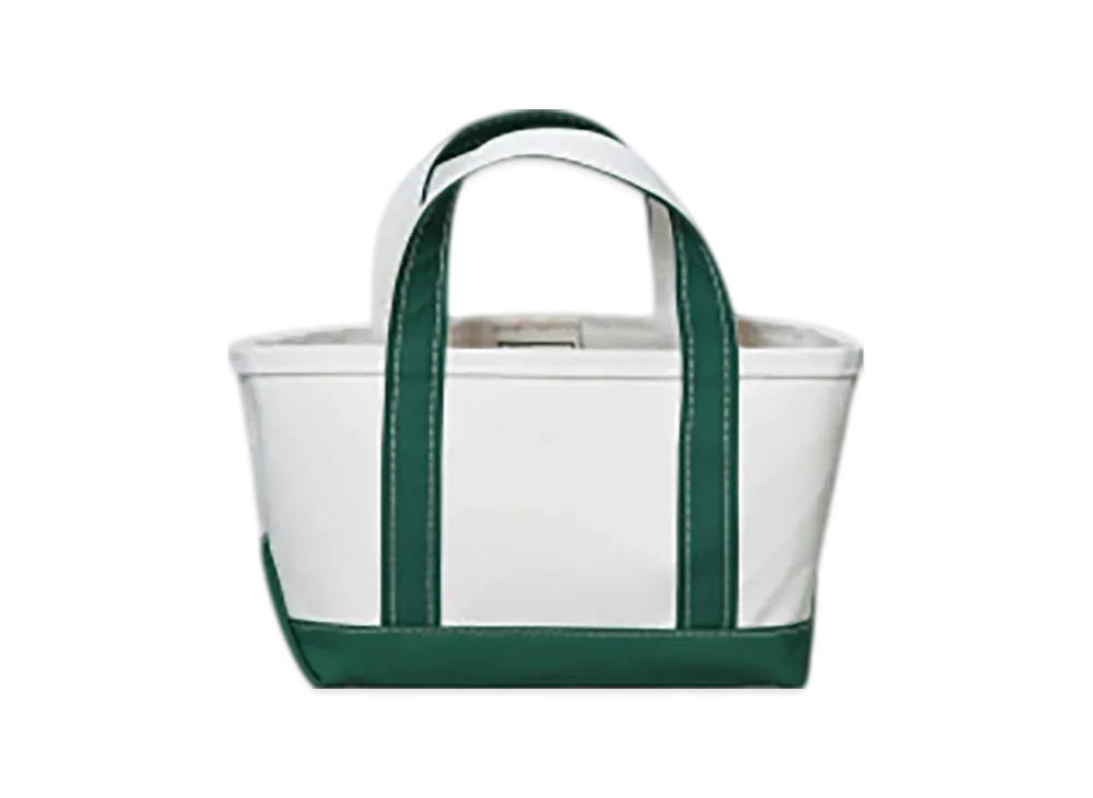 L.L.Bean Boat And Tote Bag Mini Made In USA "DarkGreen"