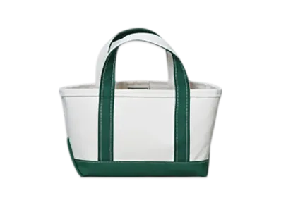 L.L.Bean Boat And Tote Bag Mini Made In USA "DarkGreen"