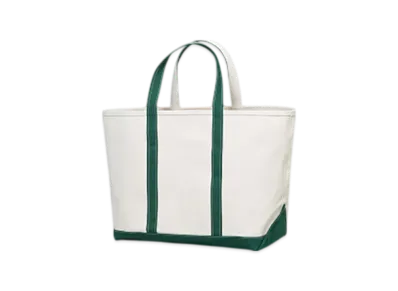 L.L.Bean Boat And Tote Bag Large Made In USA "DarkGreen"