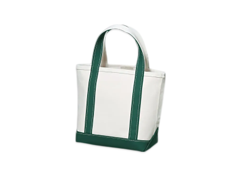 L.L.Bean Boat And Tote Bag Small Made In USA "DarkGreen"