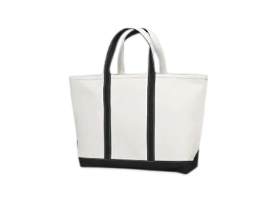 L.L.Bean Boat And Tote Bag Small Made In USA "BlackTrim"