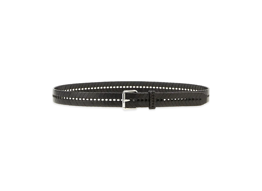 LEMAIRE 'Braided' Belt "Brown"