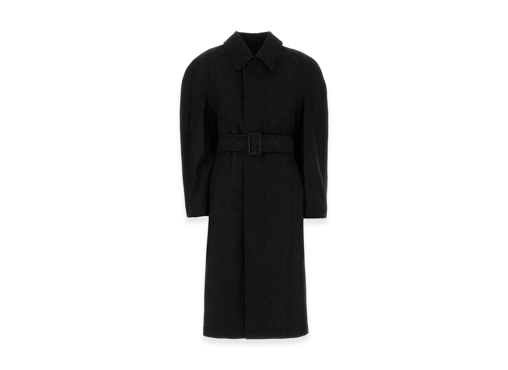 LEMAIRE Women's Wool Blend Coat "Slate/Blue"