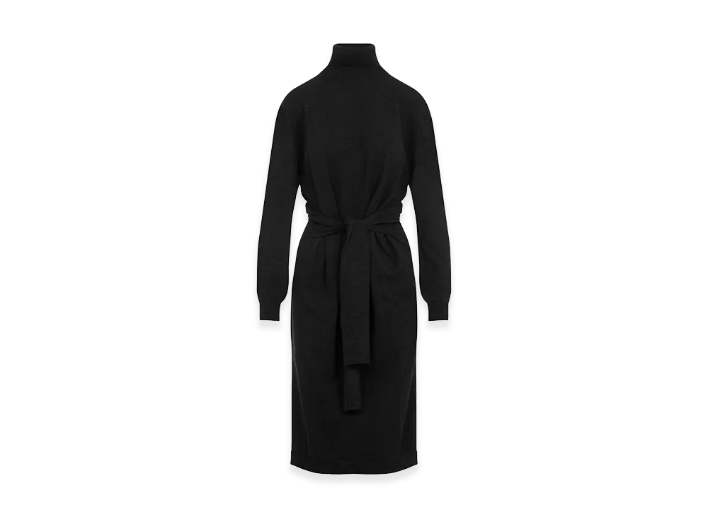 LEMAIRE Women's Wool Blend Knit Dress "Gray"