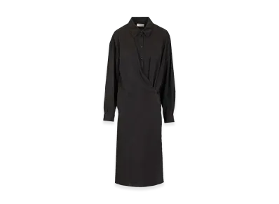 LEMAIRE Women's "Twisted" Dress "Gray"