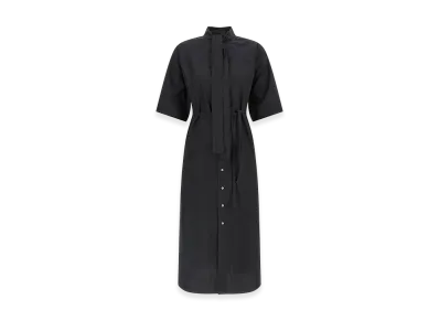LEMAIRE Women's 'Tube' Reversible Dress "Black"
