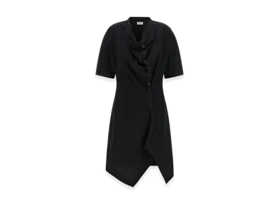 LEMAIRE Women's 'Soft Collar' Dress "Black"