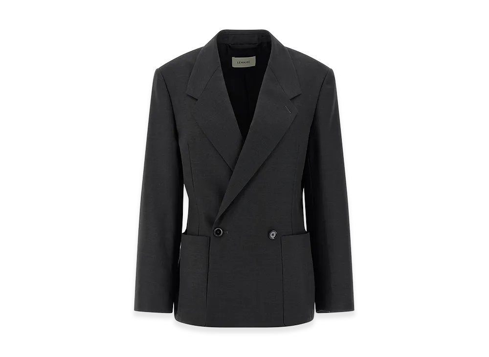 LEMAIRE Women's Double-Breasted Tailored Blazer "Black"