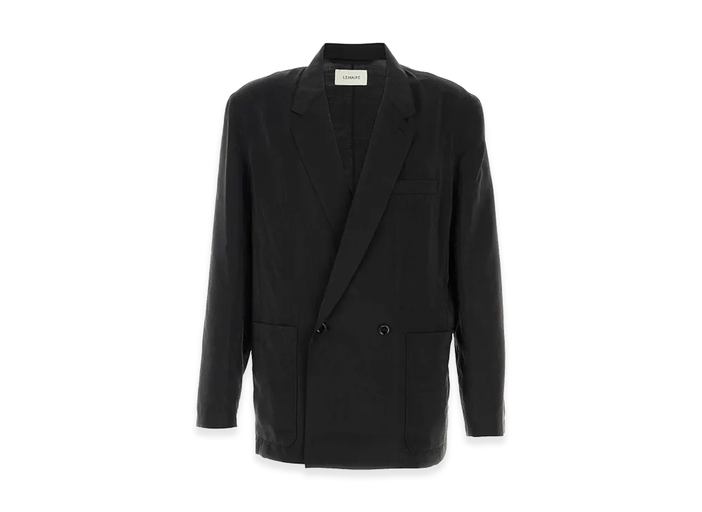 LEMAIRE Silk Blend Blazer "Black"