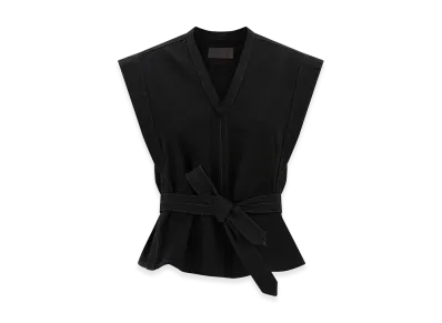 LEMAIRE Women's 'Chasuble' Vest "Black"