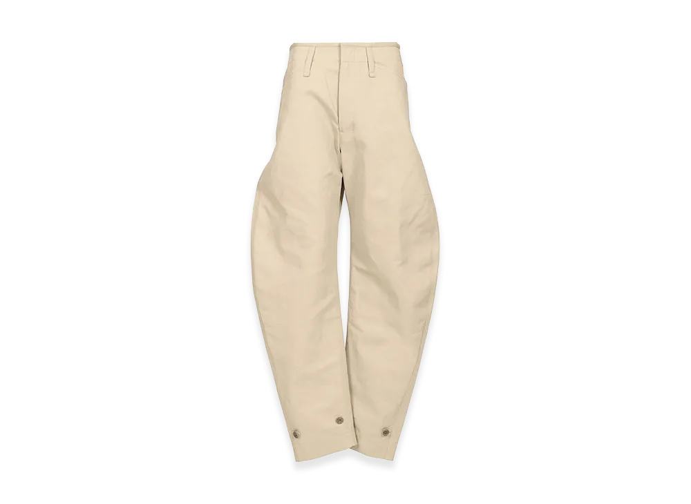 LEMAIRE Women's Cotton And Linen Pants "White"