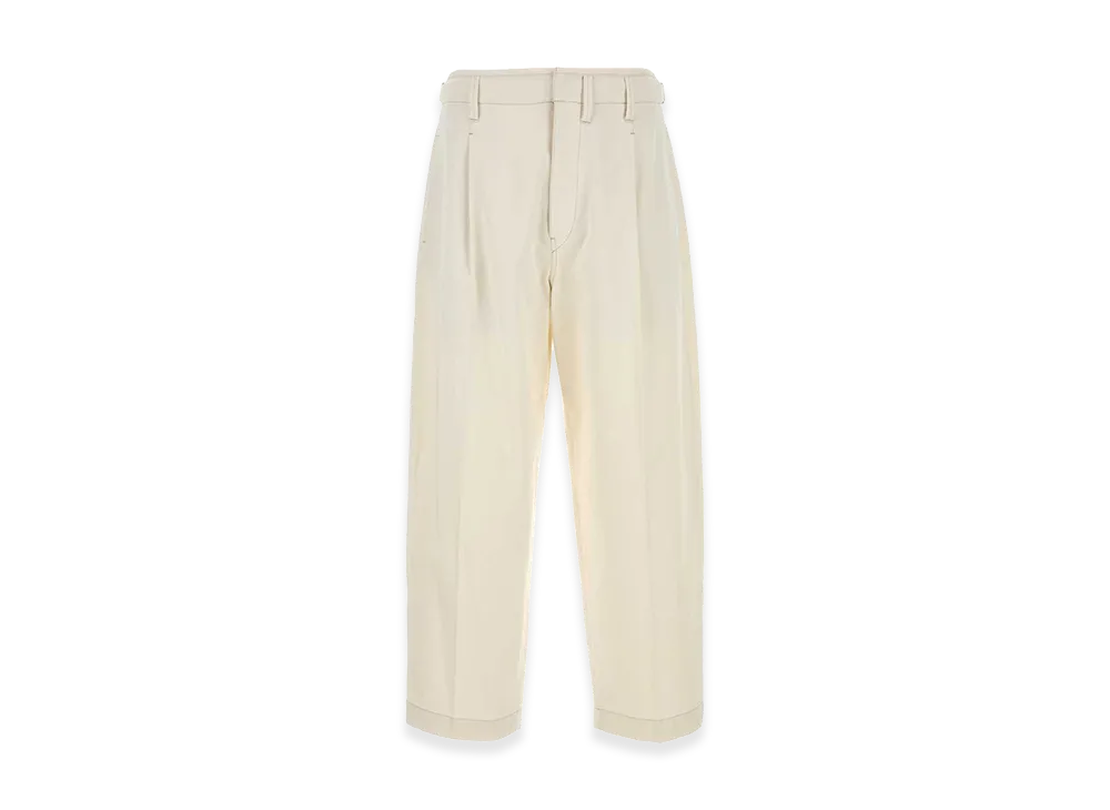 LEMAIRE Cotton Pant "Ivory/White"