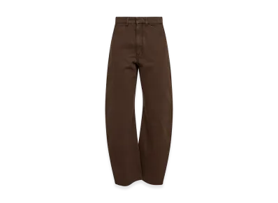 LEMAIRE Women's Denim Wide-Leg Jeans "Brown"