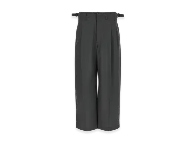 LEMAIRE 'Pleated Tailored' Pants "Gray"