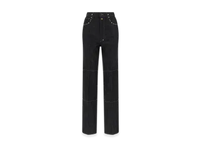 LEMAIRE Women's Rivet Jeans "Black"