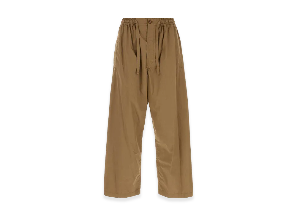 LEMAIRE Cotton Wide-Leg Pant "Biscuit/Camel"